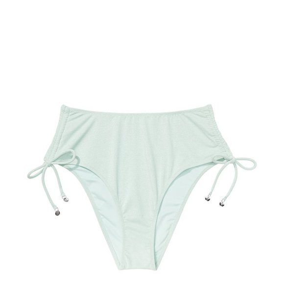 💫VICTORIA'S SECRET SWIM Ruched High Waist Cheeky Bikini Bottom  NWT - Picture 3 of 3